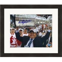 Picture of Autograph Warehouse 432293 8 x 10 in. Detroit Red Wings No. SC3 Inscribed 13 Stanley Cups Matted & Framed Scotty Bowman Autographed Photo