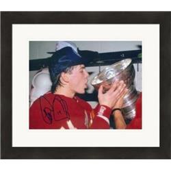 Picture of Autograph Warehouse 432476 8 x 10 in. Calgary Flames 1989 Stanley Cup Champion No. SC3 Matted & Framed Theo Fleury Autographed Photo