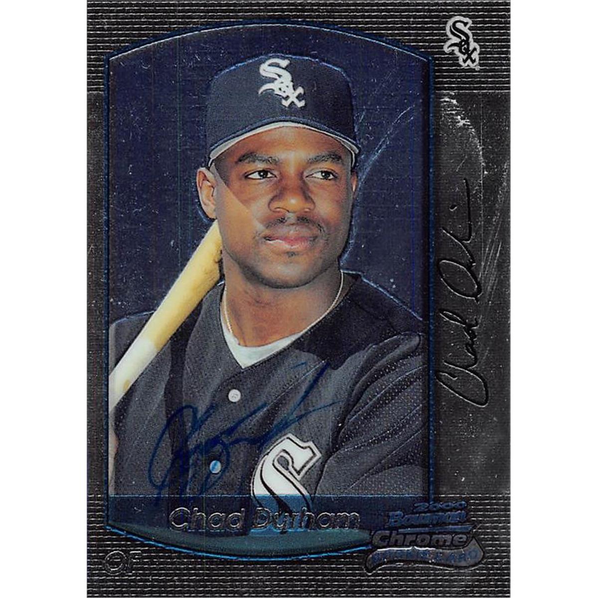 465537 Chad Durham Autographed Baseball Card, 2000 Bowman Chrome Rookie No. 41