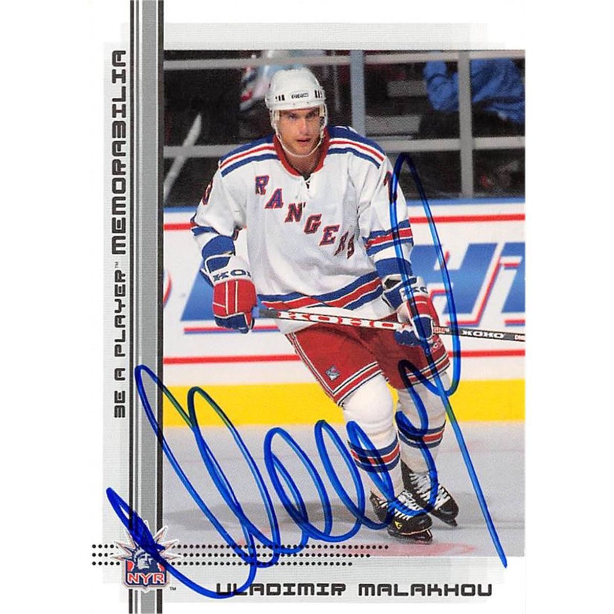 Picture of Autograph Warehouse 466113 Vladimir Malakov Autographed Hockey Card&#44; 2000 BAP No. 433