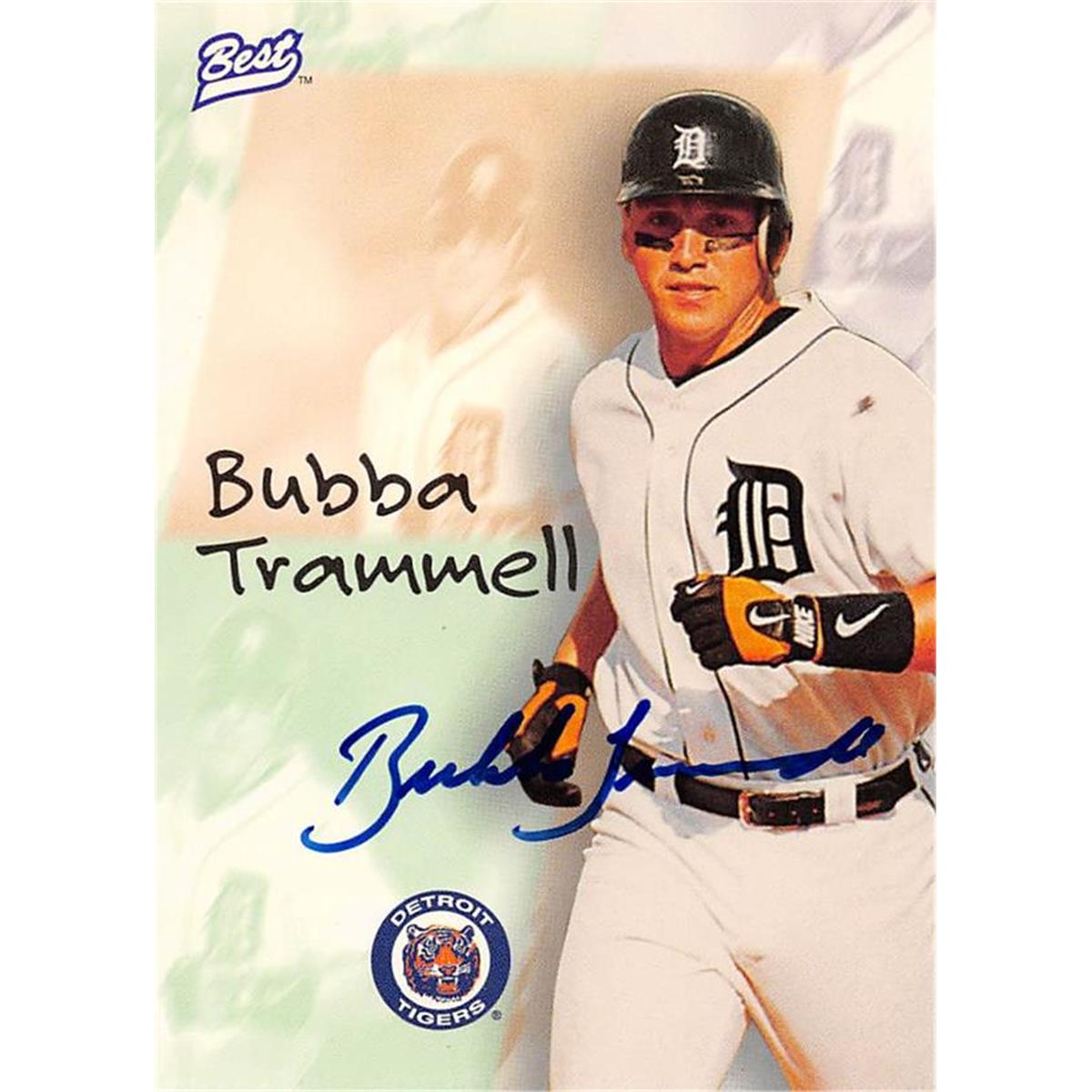 465446 Bubba Trammell Autographed Baseball Card, 1998 Best Certified