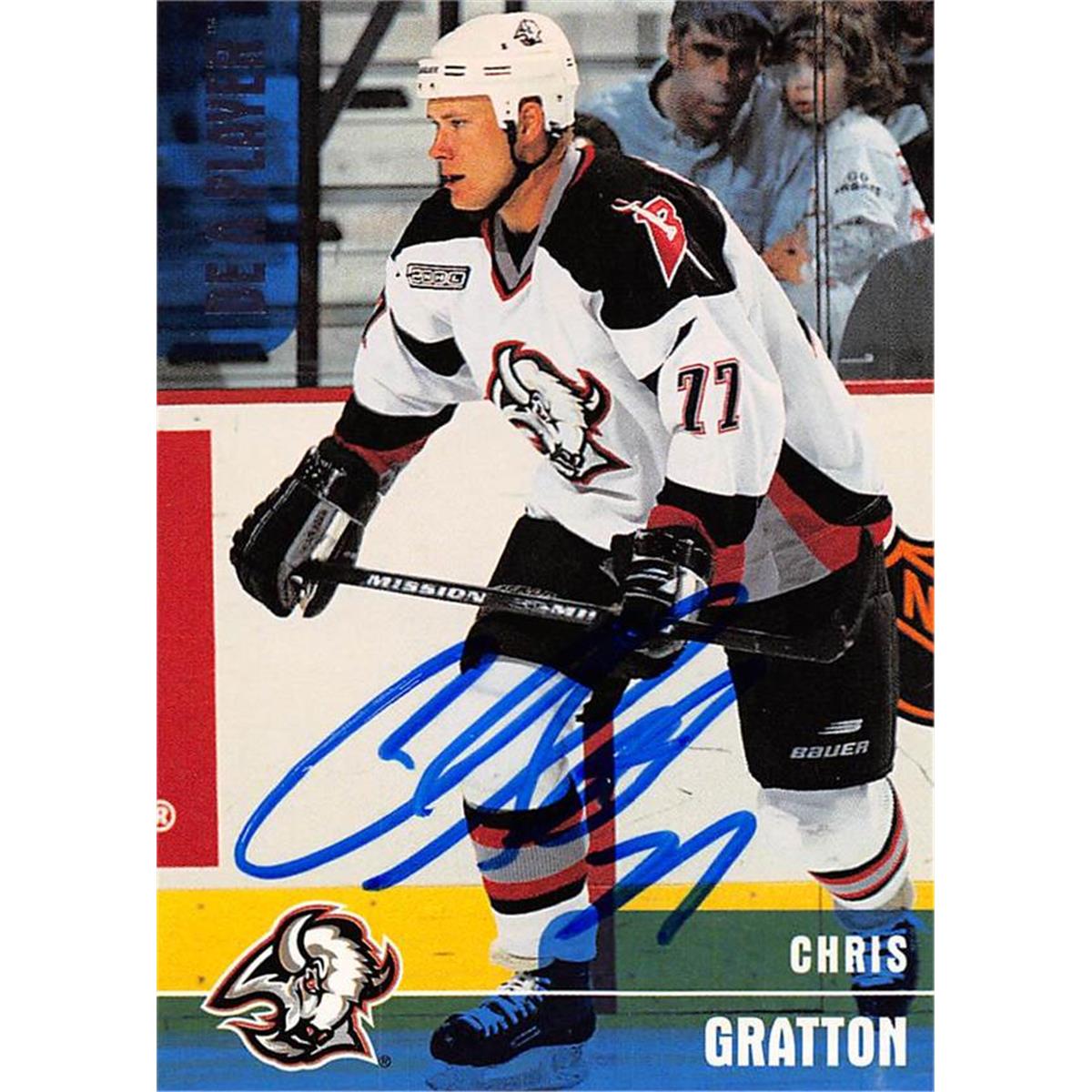 Picture of Autograph Warehouse 466168 Chris Gratton Autographed Buffalo Sabres Hockey Card 1999 BAP No. 361