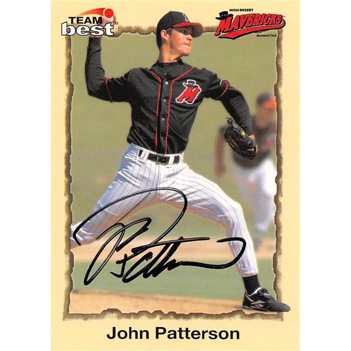 465586 John Patterson Autographed South Bend, Arizona Diamondbacks Baseball Card 1998 Team Best Rookie No. 83 -  Autograph Warehouse