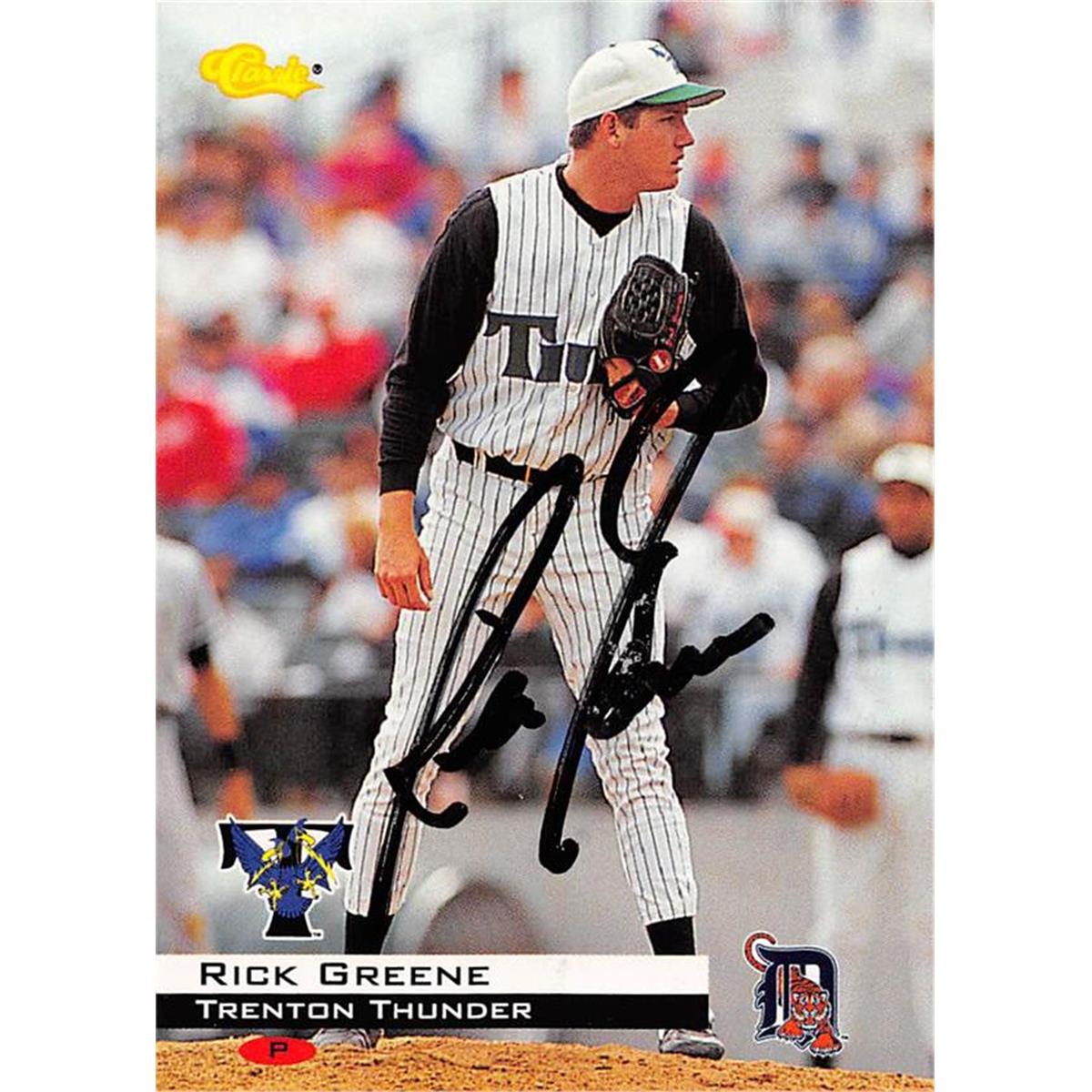 465850 Rick Greene Autographed Trenton Thunder, Tigers Baseball Card 1994 Classic Rookie No. 146 -  Autograph Warehouse