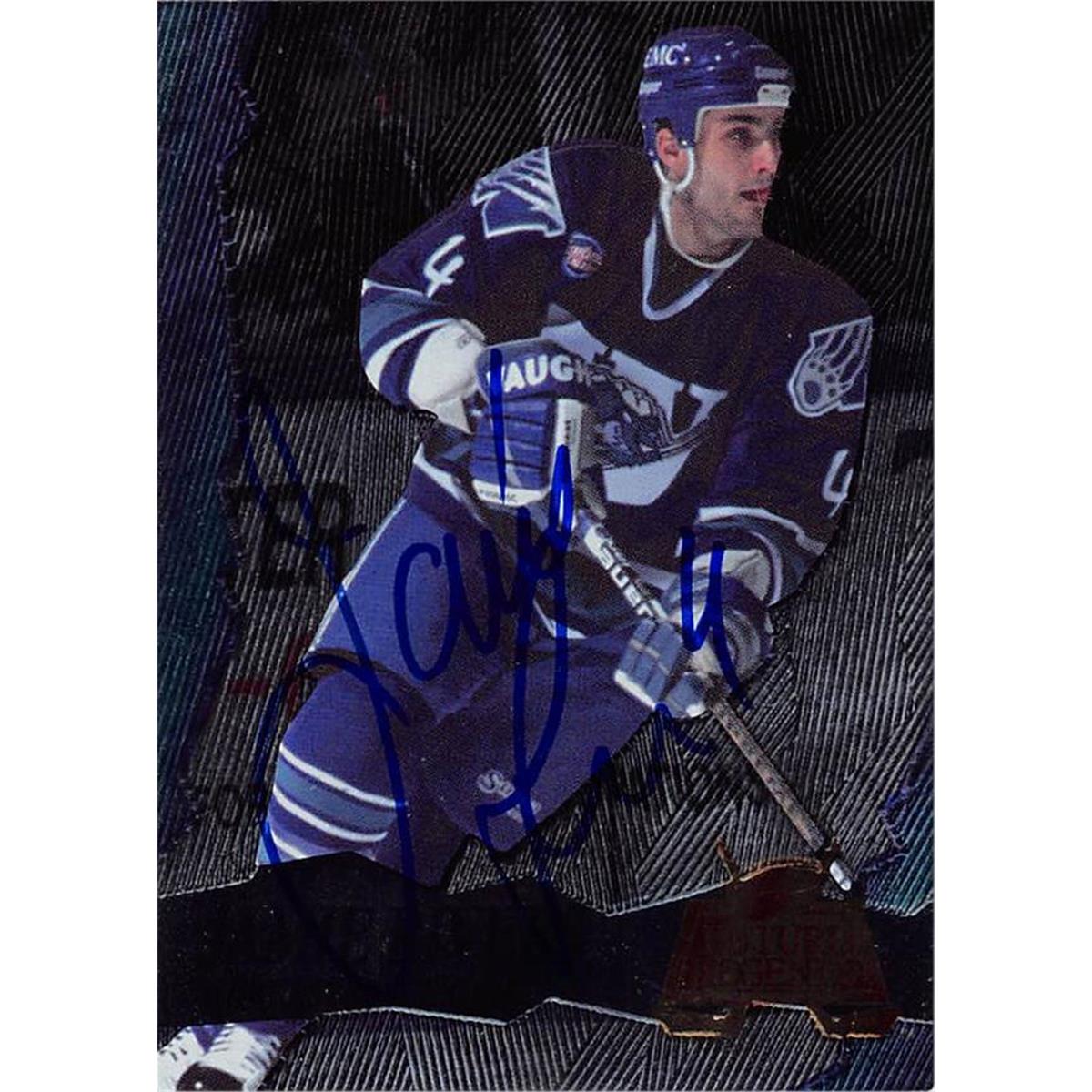 Picture of Autograph Warehouse 466215 Jamie Rivers Autographed AHL&#44; Worcester Hockey Card 1996 Collectors Egde Future Legends No. 40