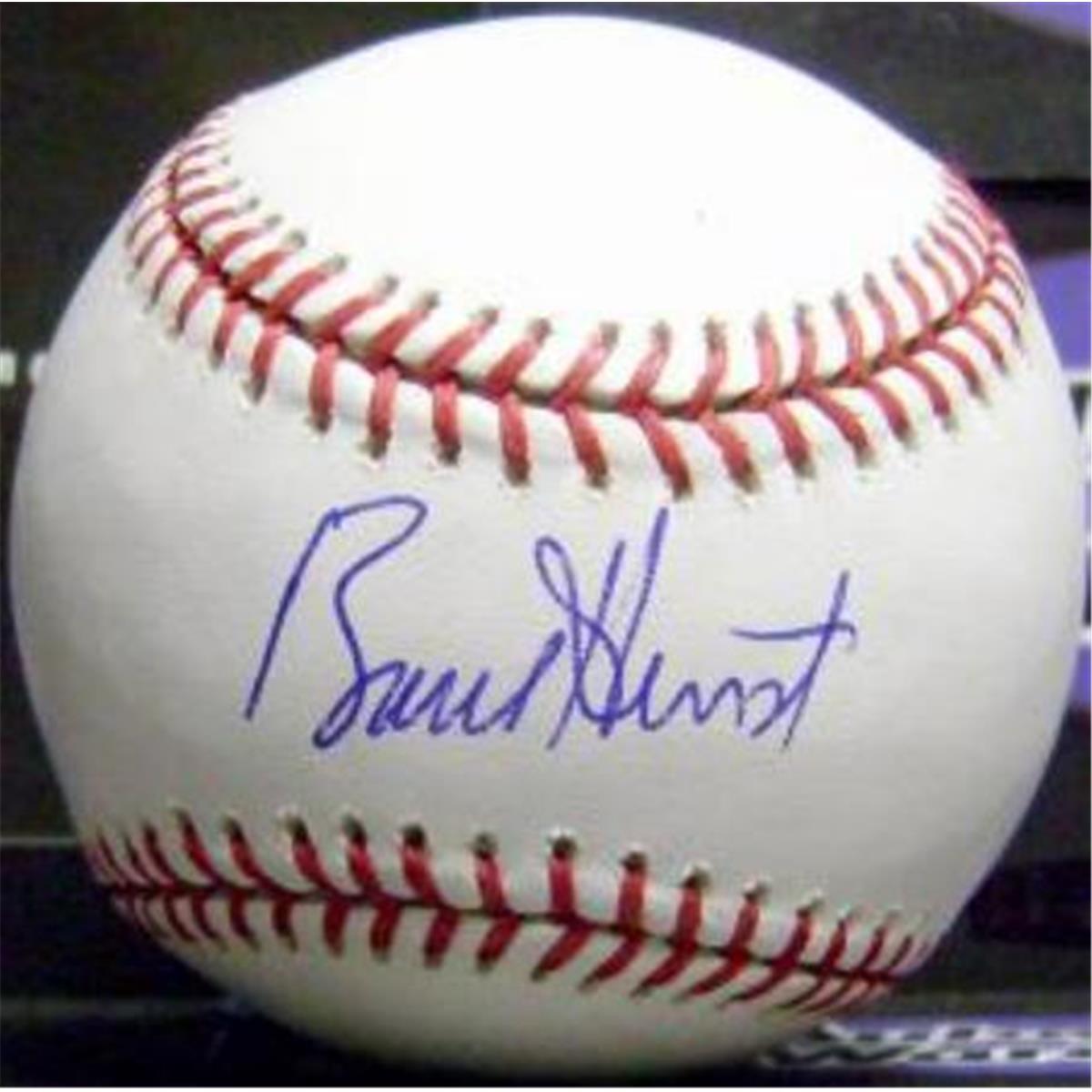 486878 Bruce Hurst Autographed Baseball - OMLB Red Sox Padres Pitcher