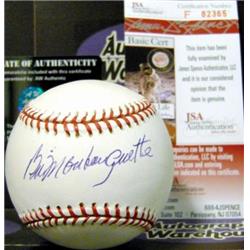 486951 Bill Monbouquette Autographed Baseball - OMLB Boston Red Sox Hof Yankees Tigers No Hitter JSA Authentication