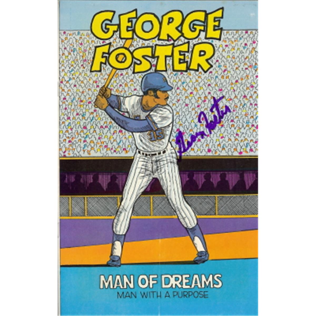 George Foster autographed Comic Book (New York Mets) - MLB Autographed Miscellaneous Items