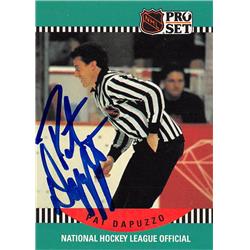 Picture of Autograph Warehouse 560140 Dan Marouelli Autographed Hockey Card - NHL Referee&#44; 67 1990 Pro Set No.692