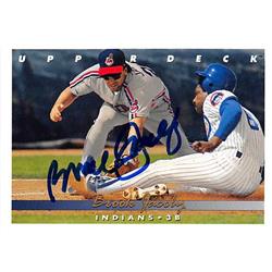 538897 Brook Jacoby Autographed Baseball Card - Cleveland Indians 1993 Upper Deck No.200
