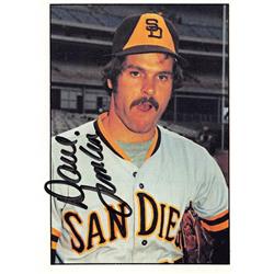539338 Dave Tomlin Autographed Baseball Card - San Diego Padres, 67 1975 SSPC No.627