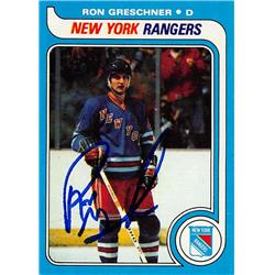 Picture of Autograph Warehouse 539581 Pierre Larouche Autographed Hockey Card - New York Rangers&#44; 67 1984 O-Pee-Chee No.363