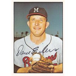 539047 Dave Eilers Autographed Baseball Card - Milwaukee Braves, 67 1978 TCMA No.245