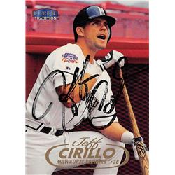 539074 Jeff Cirillo Autographed Baseball Card - Milwaukee Brewers, 67 1998 Fleer Tradition No.94