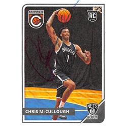 559855 Chris McCullough Autographed Basketball Card - Brooklyn Nets 2015 Complete No.305 Rookie