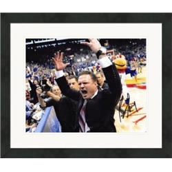 Picture of Autograph Warehouse 560331 8 x 10 in. Bill Self Autographed Matted & Framed Photo - Kansas Jayhawks Basketball Coach No.SC13