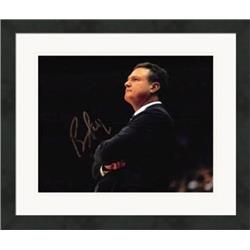 Picture of Autograph Warehouse 560330 8 x 10 in. Bill Self Autographed Photo - Kansas Jayhawks Basketball Coach No.SC4 Matted Framed Discounted for Signature Smudging as Pictured