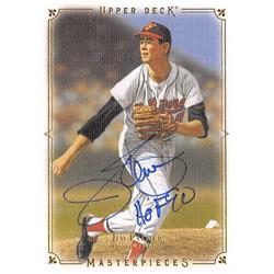 527344 Jim Palmer Autographed Baseball Card - Baltimore Orioles 2008 Upper Deck Masterpieces No.8