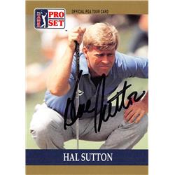 527936 Hal Sutton Autographed Trading Card - Golf, PGA Tour & Centenary College, SC 1990 Pro Set No.49