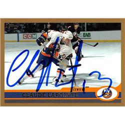 Picture of Autograph Warehouse 528247 Claude Lapointe Autographed Hockey Card - New York Islanders&#44; SC 1999 Topps No.210
