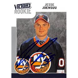 Picture of Autograph Warehouse 528252 Jesse Joensuu Autographed Hockey Card - New York Islanders&#44; SC 2009 Upper Deck Victory Rookie No.232