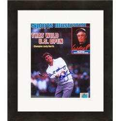 528307 Andy North Autographed Magazine Cover Framed Matted - Golf US Open Champion