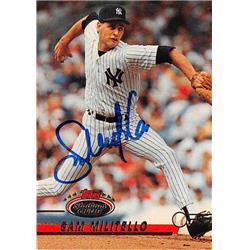 539192 Sam Militello Autographed Baseball Card - New York Yankees 1993 Topps Stadium Club No.11 -  Autograph Warehouse