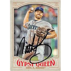 539396 Nathan Karns Autographed Baseball Card - Seattle Mariners 2016 Topps Gypsy Queen No.240 -  Autograph Warehouse