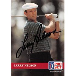 560130 Larry Rinker Autographed Trading Card - Golf, PGA Tour & Florida Gators, SC 1991 Pro Set No.6