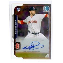 Picture of Autograph Warehouse 157097 Matt Barnes Autographed Baseball Card - Boston Red Sox 2015 Topps Bowman No.BCARMB