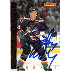 Picture of Autograph Warehouse 528228 Bryan McCabe Autographed Hockey Card - New York Islanders&#44; SC 1996 Skybox Impact No.209