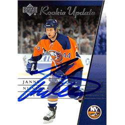Picture of Autograph Warehouse 528253 Janne Niinimaa Autographed Hockey Card - New York Islanders&#44; SC 2003 Upper Deck Rookie Update No.63