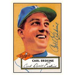 538758 Carl Erskine Autographed Baseball Card - Brooklyn Dodgers, 67 1995 Topps Archive No.250 -  Autograph Warehouse