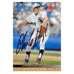 538852 Charlie Hough Autographed Baseball Card - Chicago White Sox, 67 1992 Upper Deck No.207