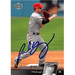 539303 Ramon Vazquez Autographed Baseball Card - Pittsburgh Pirates 2010 Upper Deck No.393
