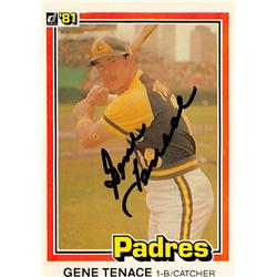 539343 Gene Tenace Autographed Baseball Card - San Diego Padres, 67 1971 Donruss No.241