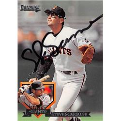 539382 Steve Scarsone Autographed Baseball Card - San Francisco Giants, 67 1994 Donruss No.462
