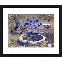 539713 8 x 10 in. Busch Stadium Matted & Framed Photo Autographed Matted & Framed Photo by 18 St. Louis Cardinals Legends No.1