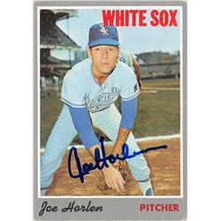 559871 Joel Horlen Autographed Baseball Card - Chicago White Sox, 67 1970 Topps No.35