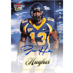 560386 Daymeion Hughes Autographed Football Card - University of California Golden Bears Colts 2007 Fleer Ultra No.216 Certified Rookie