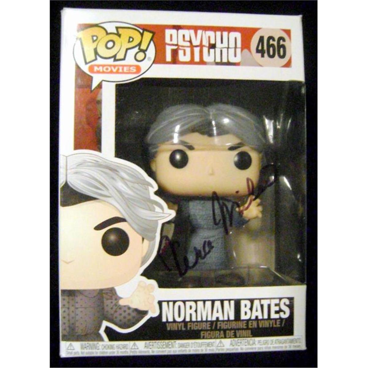 560299 Vera Miles Autographed Psycho Funko Pop Toy Figure Norman Bates on Box
