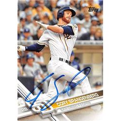 527575 Cory Spangenberg Autographed Baseball Card - San Diego Padres 2017 Topps No.264 -  Autograph Warehouse