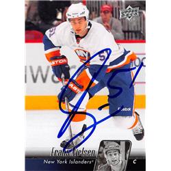 Picture of Autograph Warehouse 528025 Frans Nielsen Autographed Hockey Card - New York Islanders&#44; SC 2011 Upper Deck No.374