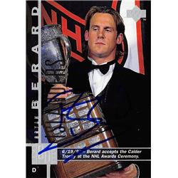 Picture of Autograph Warehouse 528072 Bryan Berard Autographed Hockey Card - New York Islanders&#44; SC 1997 Upper Deck Calder Trophy No.98