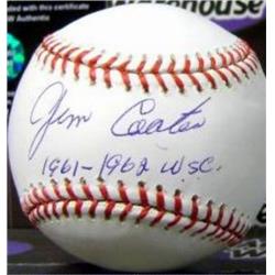 517088 Jim Coates Autographed Baseball Inscribed 1961 1962 WSC - NY Yankees World Series Champion OMLB -  Autograph Warehouse