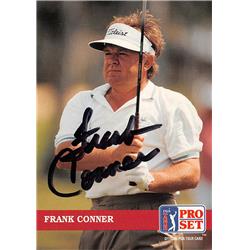 527930 Frank Conner Autographed Trading Card - Golf, PGA Tour & Trinity University, SC 1992 Pro Set No.176