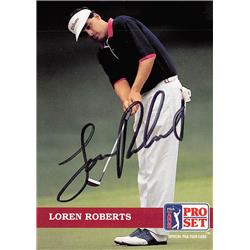 527982 Loren Roberts Autographed Trading Card - Golf, PGA Tour & California Polytechnic, SC 1992 Pro Set No.64