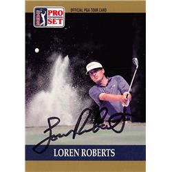 527983 Loren Roberts Autographed Trading Card - Golf, PGA Tour & California Polytechnic, SC 1990 Pro Set No.33