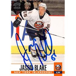 Picture of Autograph Warehouse 528063 Jason Blake Autographed Hockey Card - New York Islanders&#44; SC 2004 Pacific No.210