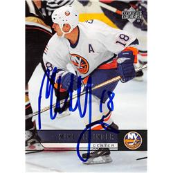 Picture of Autograph Warehouse 528256 Mike Sillinger Autographed Hockey Card - New York Islanders&#44; SC 2007 Upper Deck No.372